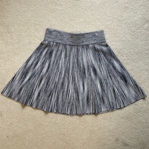 Viscose Flare Mini Skirt